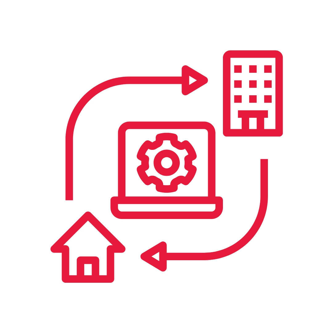 hybrid work-place