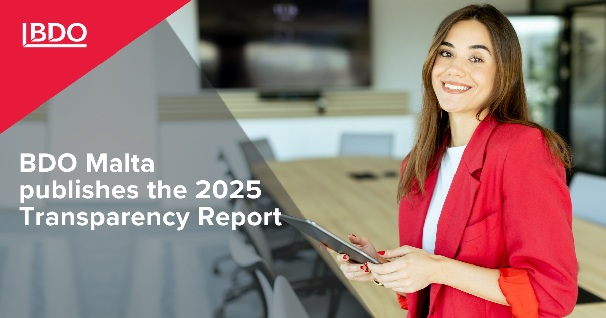 Transparency Report 2025 - BDO Malta