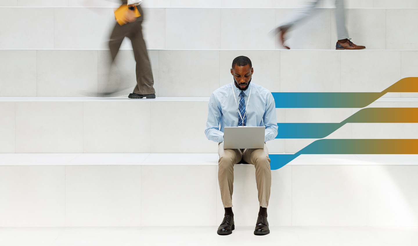 Cybersecurity professional monitoring digital threats and cyber resilience.